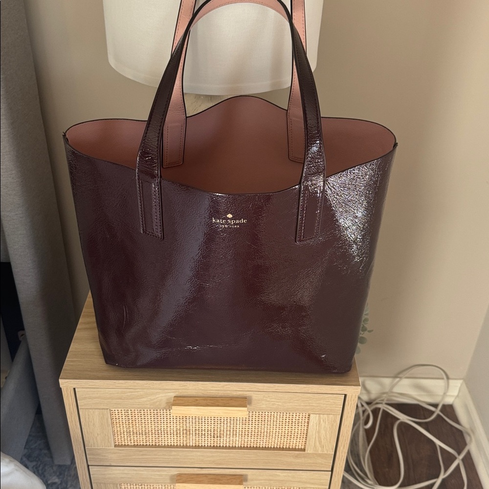 Kate Spade large reversible tote bag with matching wallet